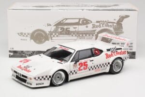 BMW M1 #25 Red Lobster D. Cowart / K. Miller LA Times GP Riverside 1981 Minichamps 1:18 180812925 Metall - pilt 8/8