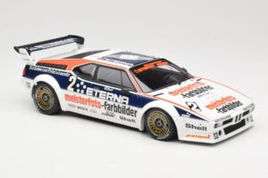 BMW M1 Schnitzer #2 H-J. Stuck Winner Deutsche Automobil Rennsport Trophy Zolder 1982 Minichamps 1:18 155822902 Metall - pilt 4/6