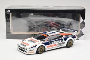 BMW M1 Schnitzer #2 H-J. Stuck Winner Deutsche Automobil Rennsport Trophy Zolder 1982 Minichamps 1:18 155822902 Metall - pilt 6/6