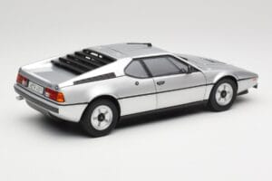 BMW M1 Hõbedane Metallik Norev 1:18 183226 Metall - pilt 3/8