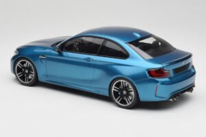 BMW M2 F87 Blue Metallic Minichamps 1:18 155026101 Metall - pilt 5/6