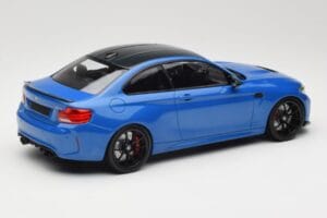 BMW M2 CS F87 Sinine Metallic Mustade Velgedega Minichamps 1:18 155021022 Metall - pilt 2/6