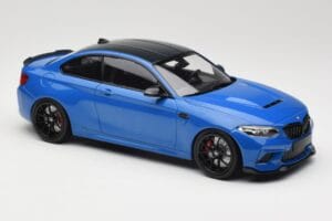 BMW M2 CS F87 Sinine Metallic Mustade Velgedega Minichamps 1:18 155021022 Metall - pilt 3/6
