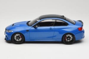 BMW M2 CS F87 Sinine Metallic Mustade Velgedega Minichamps 1:18 155021022 Metall - pilt 5/6