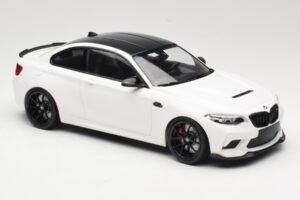 BMW M2 CS F87 Valge mustade velgedega Minichamps 1:18 155021025 Metall - pilt 4/6