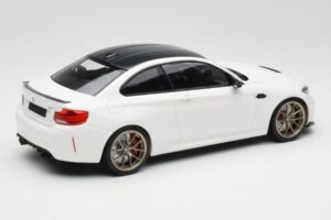 BMW M2 F87 CS Alpine White Kuldsed Veljed Minichamps 1:18 155021020 Metall - pilt 2/6