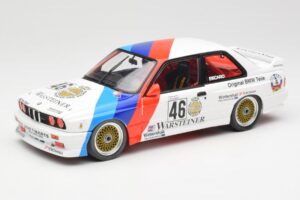 BMW M3 E30 #46 R. Ravaglia / E. Pirro WTCC Calder Park 1987 Minichamps 1:18 180872046-O Metall