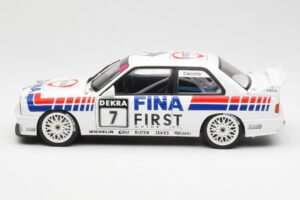 BMW M3 E30 #7 Fina J. Cecotto DTM 1992 AUTOart 1:18 89246 Metall - pilt 3/7