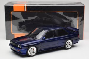BMW M3 E30 Macau Blue IXO 1:18 18CMC122 Metall - pilt 6/6