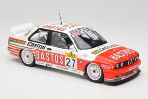BMW M3 E30 #27 Bigazzi Team S. Soper / A. Hahne 4th Place 24 Hours of Spa 1990 Minichamps 1:18 155902027 Metall - pilt 4/6