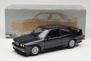 BMW M3 E30 Black Metallic Minichamps 1:18 180020306 Metall - pilt 8/8