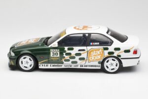 BMW M3 E36 Strafo Tic Tac Valge Solido 1:18 S1803906 Metall - pilt 4/8