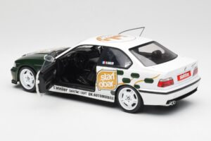 BMW M3 E36 Strafo Tic Tac Valge Solido 1:18 S1803906 Metall - pilt 5/8