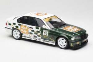 BMW M3 E36 Strafo Tic Tac Valge Solido 1:18 S1803906 Metall - pilt 6/8