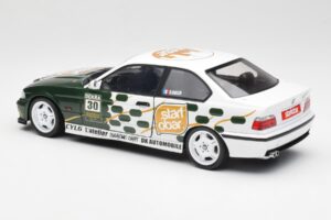 BMW M3 E36 Strafo Tic Tac Valge Solido 1:18 S1803906 Metall - pilt 7/8