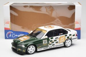 BMW M3 E36 Strafo Tic Tac Valge Solido 1:18 S1803906 Metall - pilt 8/8