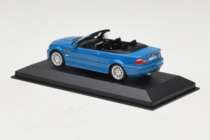 BMW M3 E46 Kabriolett Sinine Minichamps 1:43 BMW015 Metall - pilt 3/4