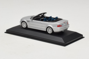 BMW M3 E46 Kabriolett Hõbe Minichamps 1:43 80420024430-R1 Metall - pilt 3/5