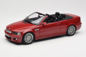 BMW M3 E46 Kabriolett Punane Kyosho 1:18 08505R Metall