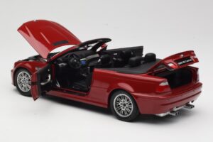 BMW M3 E46 Kabriolett Punane Kyosho 1:18 08505R Metall - pilt 5/8