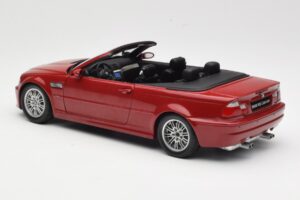 BMW M3 E46 Kabriolett Punane Kyosho 1:18 08505R Metall - pilt 7/8