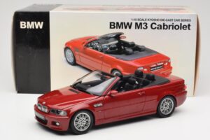 BMW M3 E46 Kabriolett Punane Kyosho 1:18 08505R Metall - pilt 8/8