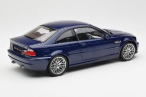 BMW M3 E46 Sinine Kyosho 1:18 08503BL Metall - pilt 3/8
