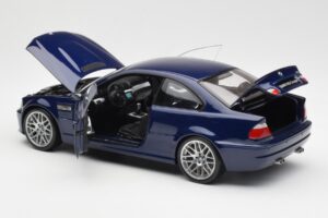 BMW M3 E46 Sinine Kyosho 1:18 08503BL Metall - pilt 5/8