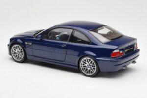 BMW M3 E46 Sinine Kyosho 1:18 08503BL Metall - pilt 7/8