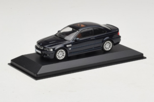 BMW M3 E46 Tumesinine Minichamps 1:43 80420009763-R1 Metall - pilt 2/4