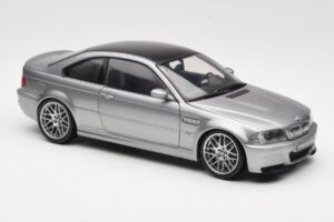 BMW M3 E46 CSL Hõbedane Kyosho 1:18 08506S Metall - pilt 6/8