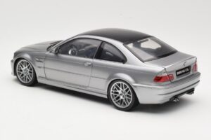 BMW M3 E46 CSL Hõbedane Kyosho 1:18 08506S Metall - pilt 7/8