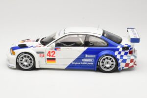 BMW M3 E46 GTR #42 J. Muller / J.J. Lehto ALMS 2001 Minichamps 1:18 80430139183 Metall - pilt 4/8