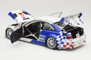 BMW M3 E46 GTR #42 J. Muller / J.J. Lehto ALMS 2001 Minichamps 1:18 80430139183 Metall - pilt 5/8