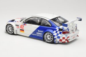 BMW M3 E46 GTR #42 J. Muller / J.J. Lehto ALMS 2001 Minichamps 1:18 80430139183 Metall - pilt 7/8