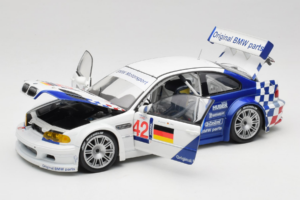 BMW M3 E46 GTR #42 J. Muller / J-J. Lehto ALMS 2001 Minichamps 1:18 80430139183-R1 Metall - pilt 2/8