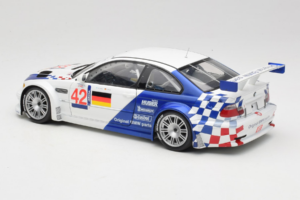 BMW M3 E46 GTR #42 J. Muller / J-J. Lehto ALMS 2001 Minichamps 1:18 80430139183-R1 Metall - pilt 7/8