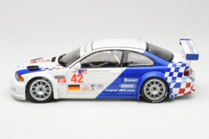 BMW M3 E46 GTR #42 J. Lehto / P. Ekblom ALMS 2001 Minichamps 1:18 100012142 Metall - pilt 4/8