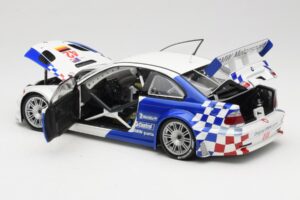 BMW M3 E46 GTR #42 J. Lehto / P. Ekblom ALMS 2001 Minichamps 1:18 100012142 Metall - pilt 5/8