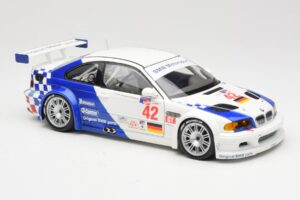 BMW M3 E46 GTR #42 J. Lehto / P. Ekblom ALMS 2001 Minichamps 1:18 100012142 Metall - pilt 6/8