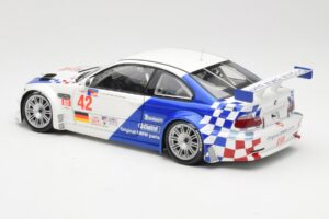 BMW M3 E46 GTR #42 J. Lehto / P. Ekblom ALMS 2001 Minichamps 1:18 100012142 Metall - pilt 7/8