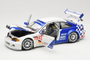 BMW M3 E46 GTR #43 D. Muller ALMS 2001 Minichamps 1:18 100012143 Metall - pilt 2/8