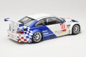 BMW M3 E46 GTR #43 D. Muller ALMS 2001 Minichamps 1:18 100012143 Metall - pilt 3/8