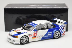 BMW M3 E46 GTR #43 D. Muller ALMS 2001 Minichamps 1:18 100012143 Metall - pilt 8/8