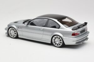 BMW M3 E46 GTR Hõbedane Otto 1:18 OT1128 Vaik - pilt 5/6