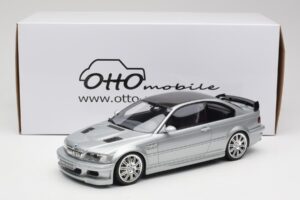 BMW M3 E46 GTR Hõbedane Otto 1:18 OT1128 Vaik - pilt 6/6