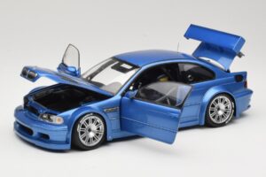 BMW M3 E46 GTR Street Sinine Minichamps 1:18 80430302540 Metall - pilt 2/8