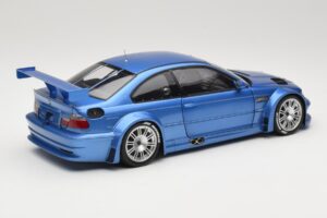 BMW M3 E46 GTR Street Sinine Minichamps 1:18 80430302540 Metall - pilt 3/8