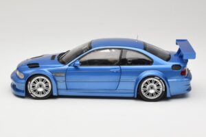 BMW M3 E46 GTR Street Sinine Minichamps 1:18 80430302540 Metall - pilt 4/8