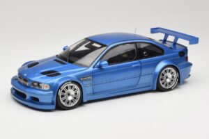 BMW M3 E46 GTR Street Sinine Minichamps 1:18 80430302540 Metall